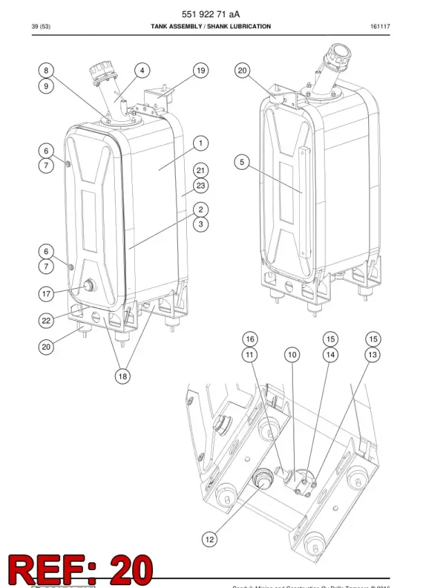 DAMPER, THREAD MOUNT