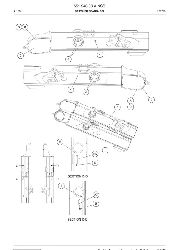 CRAWLER BEAMS