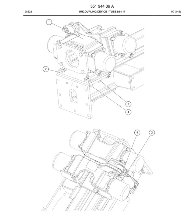 UNCOUPLING DEVICE