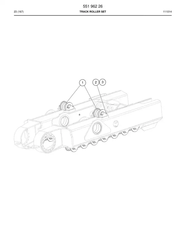 TRACK ROLLER SET