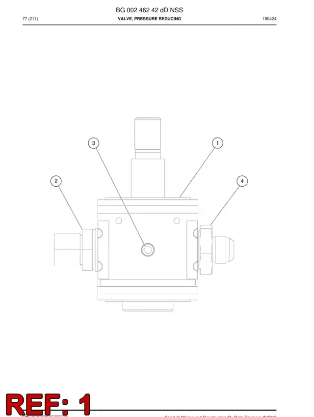 VALF, PRESSURE REDUCING