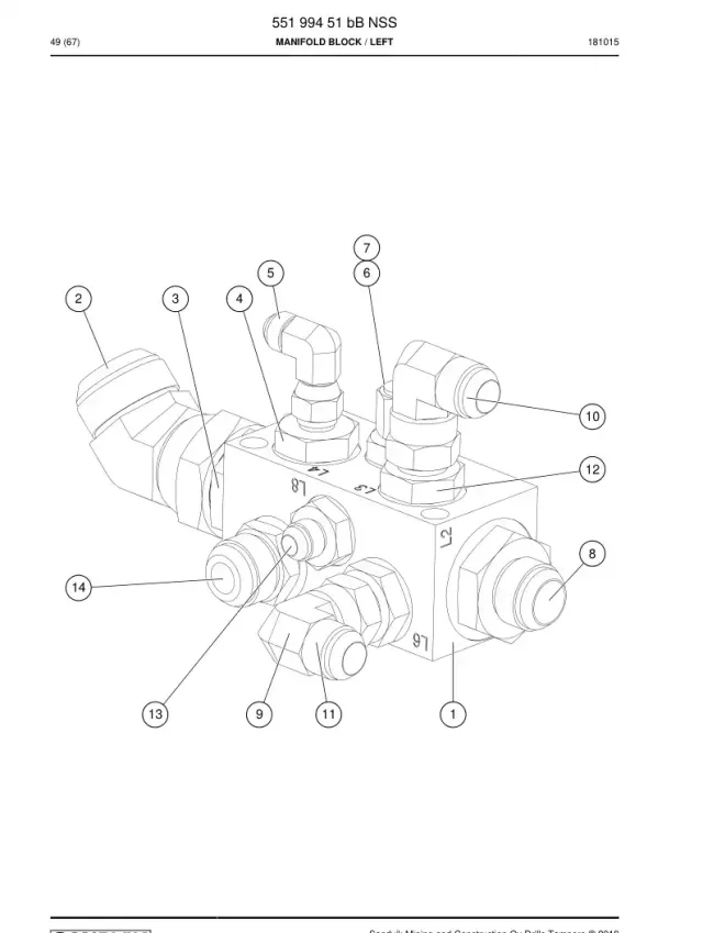 MANIFOLD BLOCK