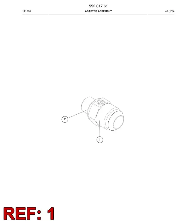 STRAIGHT THREAD ADAPTER