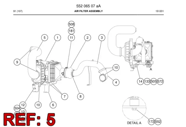 BORU, AIR INTAKE