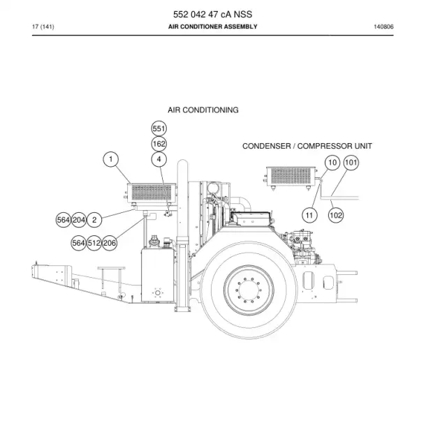 AIR CONDITIONER ASSEMBLY