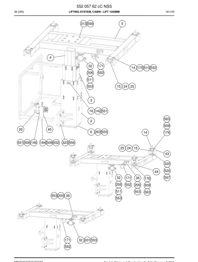 LIFTING SYSTEM, CABIN