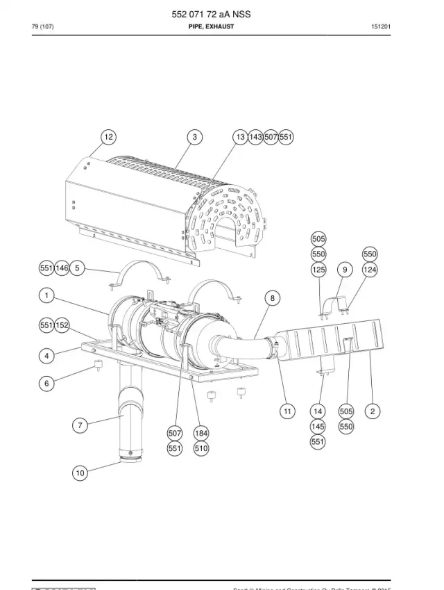 PIPE, EXHAUST