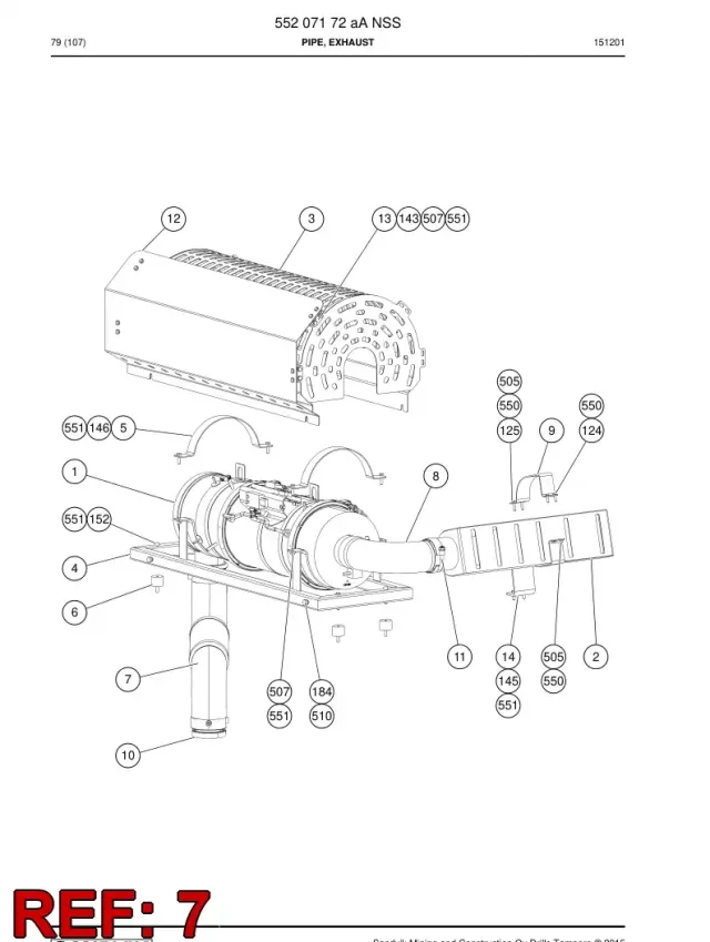 PIPE, EXHAUST