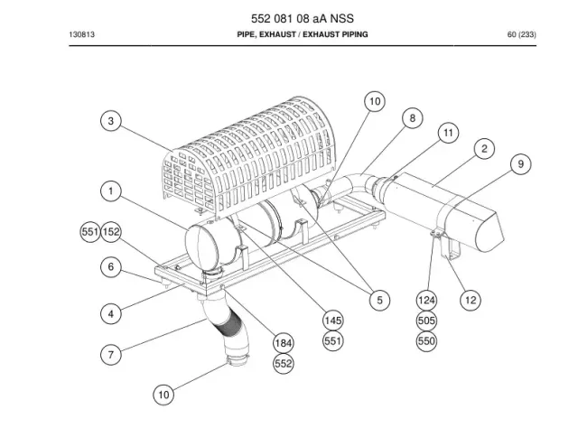 PIPE, EXHAUST