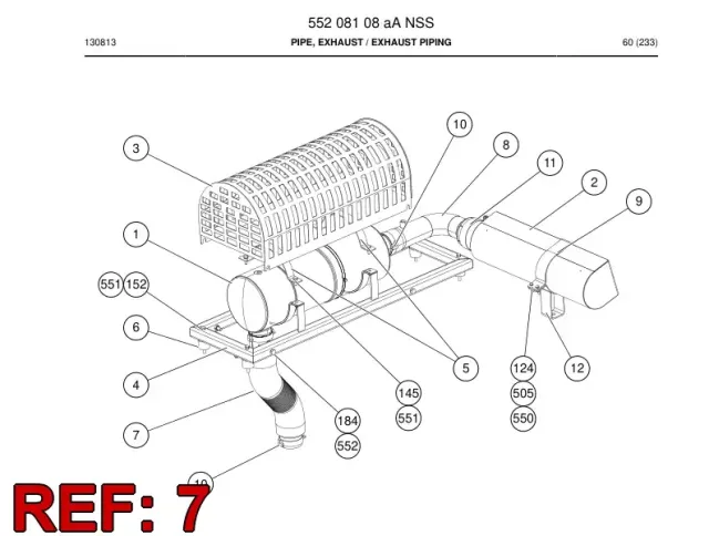 PIPE, EXHAUST