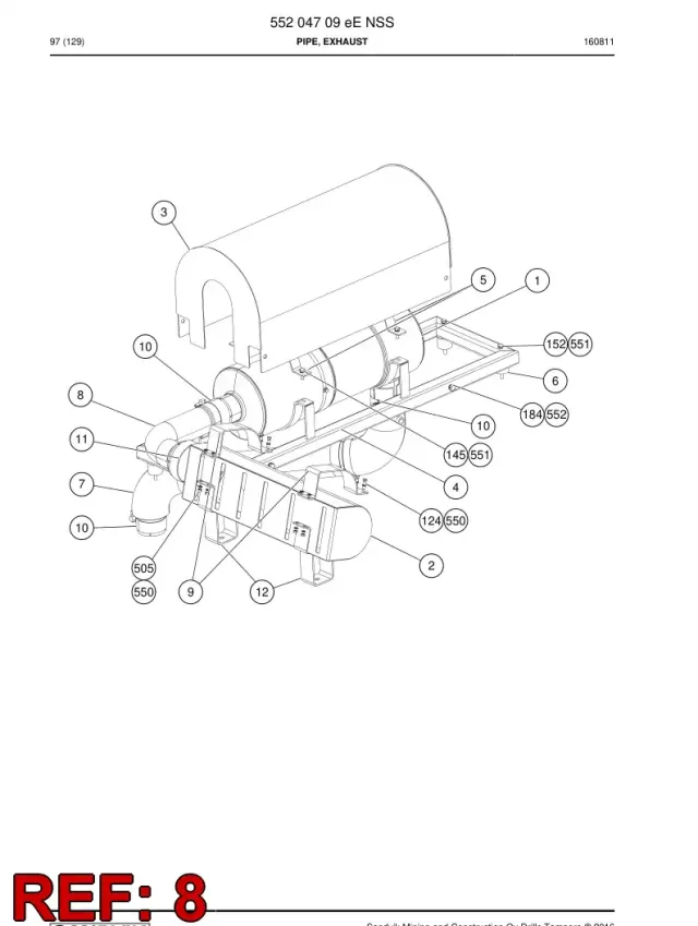 ROHR, EXHAUST