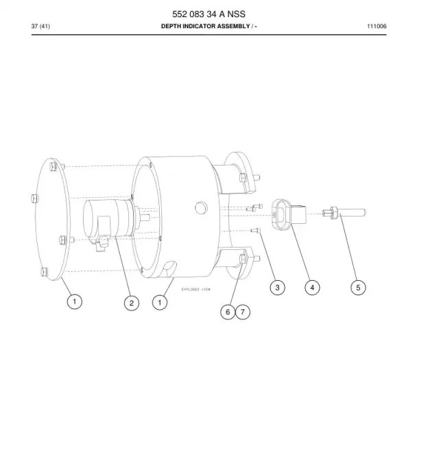 DEPTH INDICATOR ASSEMBLY