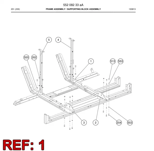 FRAME, BACKING