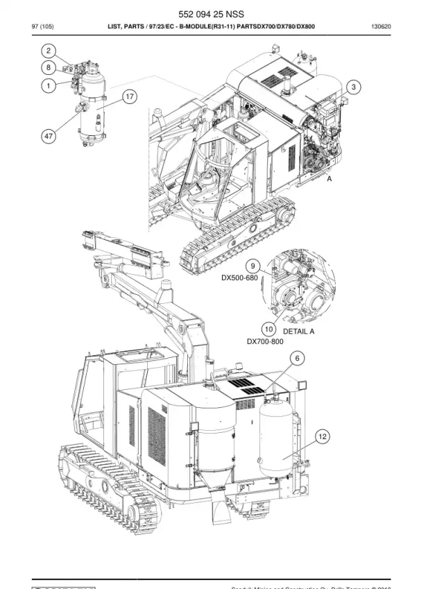 LIST, PARTS