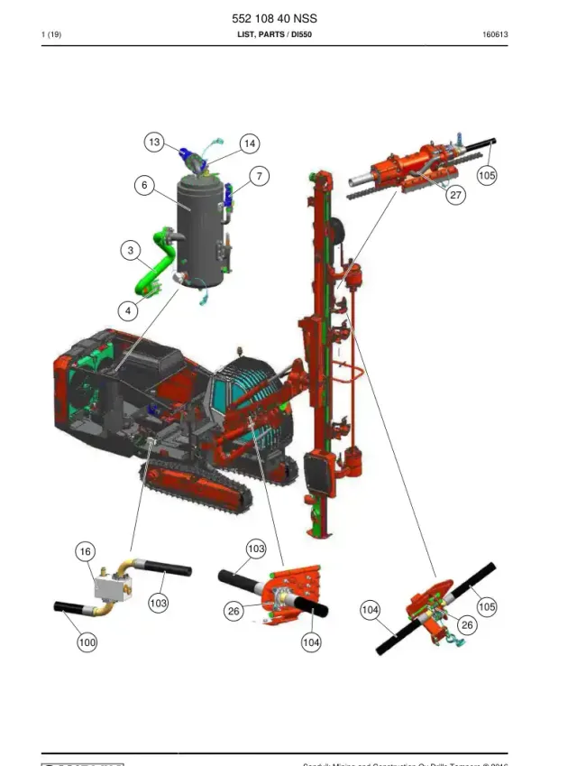 LIST, PARTS