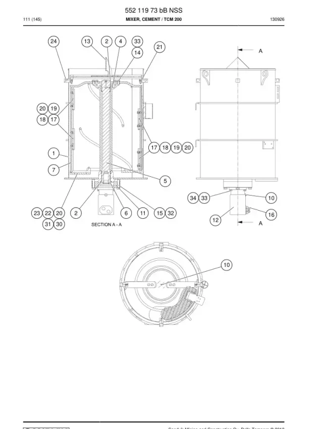 MIXER, CEMENT