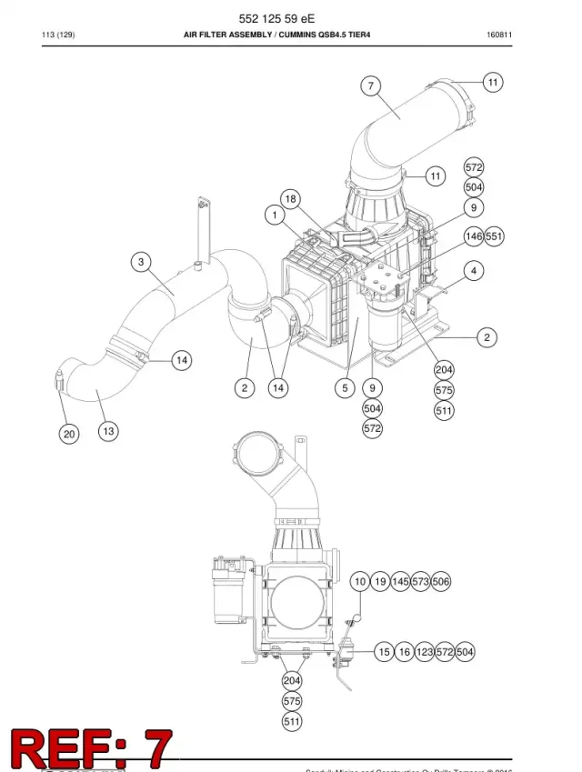 ROHR, INTAKE
