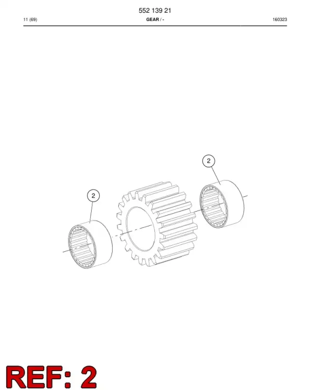 BEARING, NEEDLE