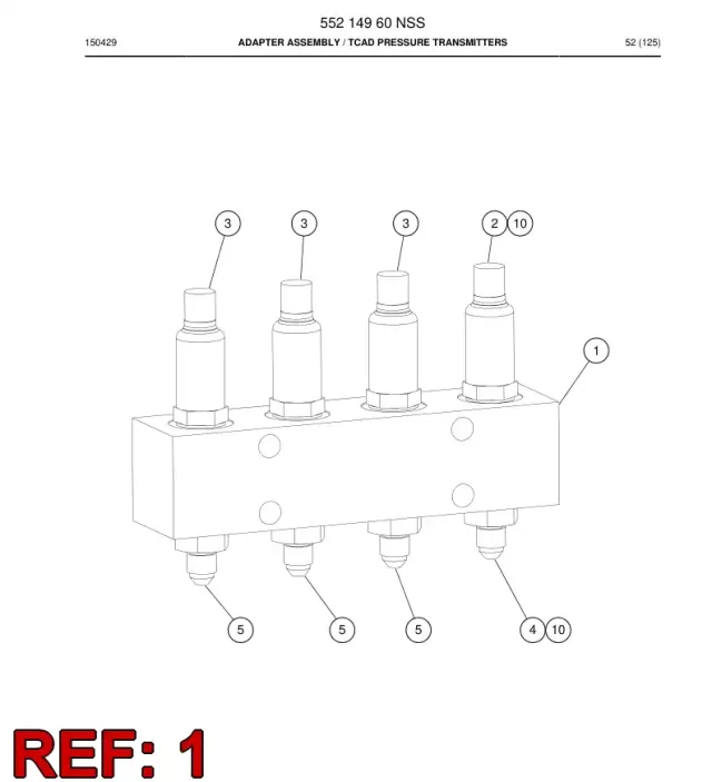 BLOCK, LUBRICANT FITTINGS