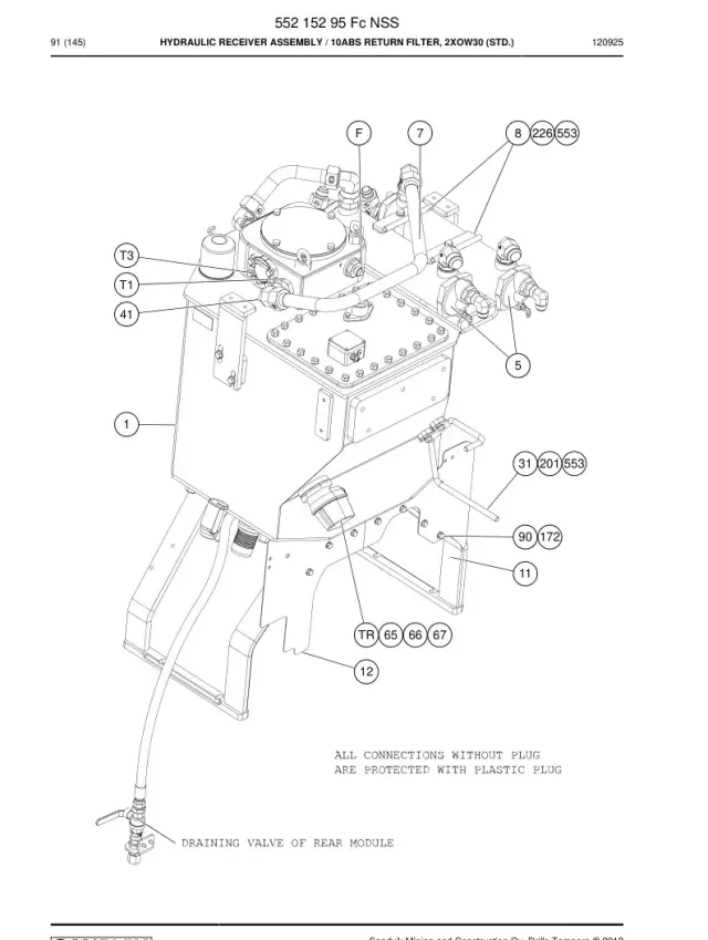HYDRAULIC RECEIVER GRUBU