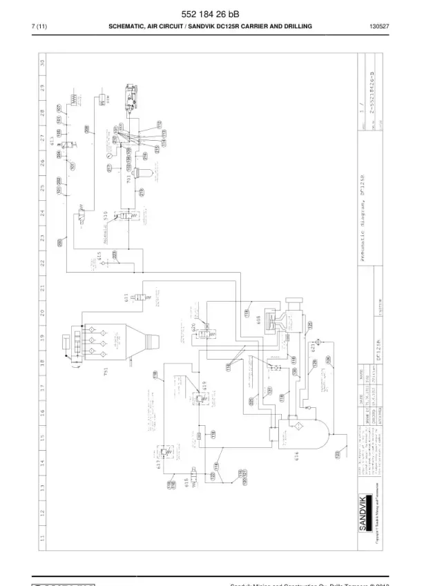 SCHEMATIC, AIR CIRCUIT