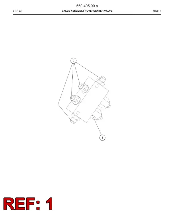 VALVE, OVERCENTER, DOUBLE