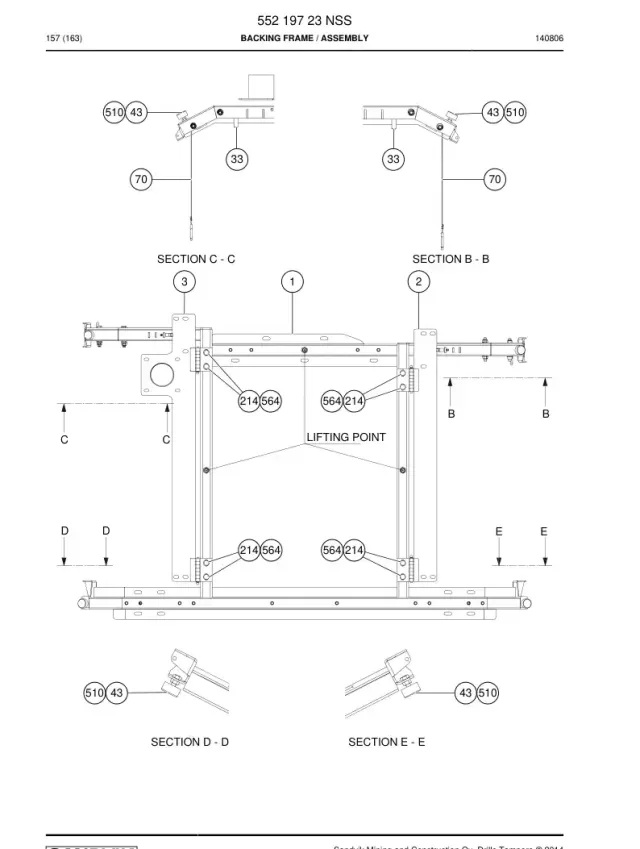BACKING FRAME