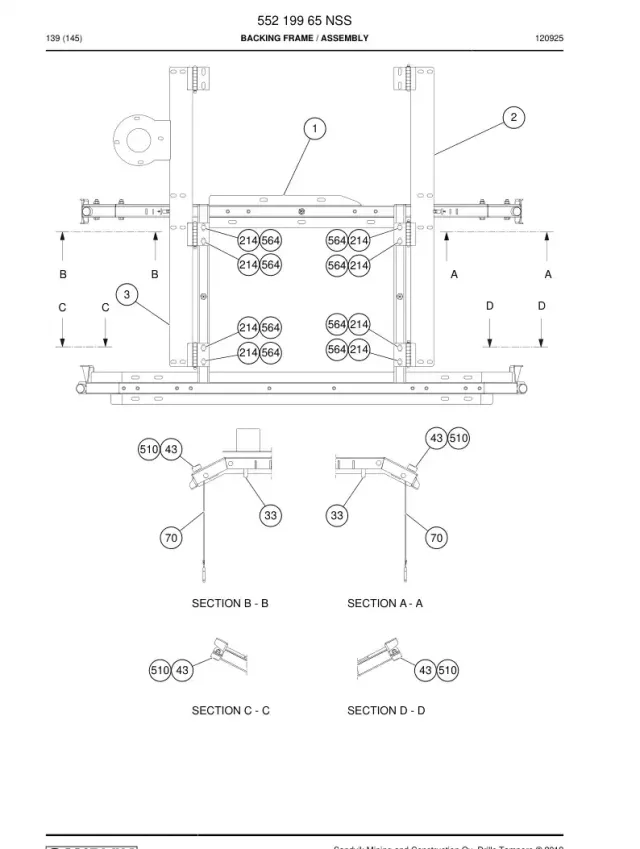 FRAME, BACKING