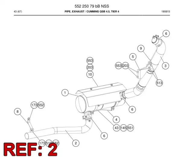 PIPE, EXHAUST