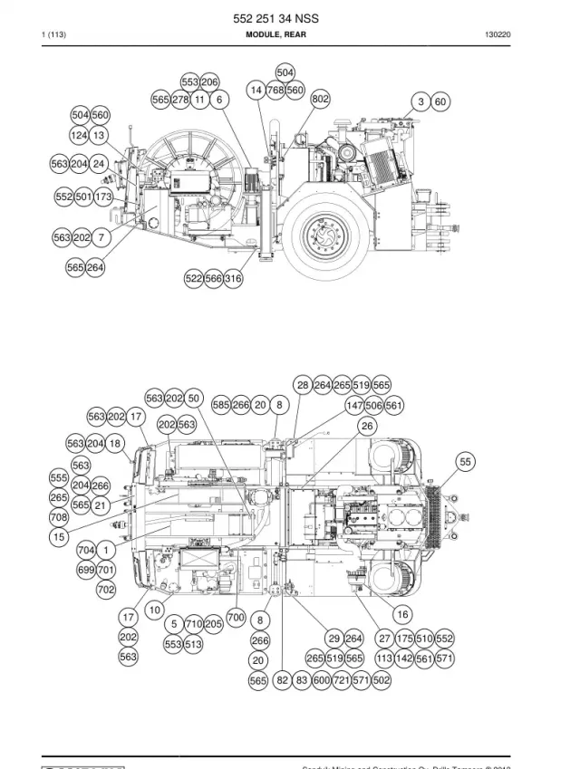 MODUL, HINTEN