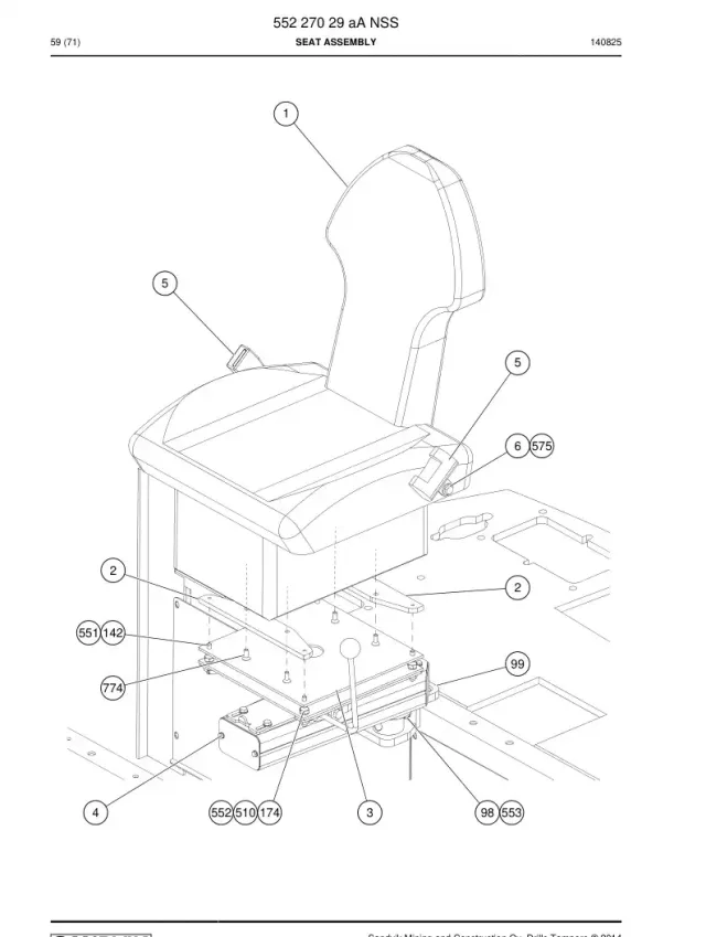SEAT GRUBU