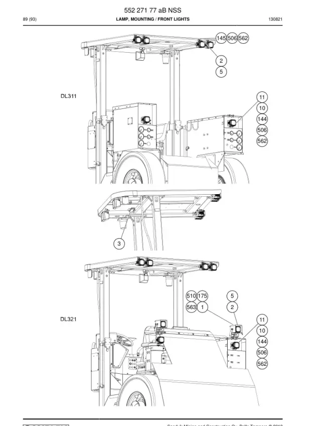 LAMP, MOUNTING