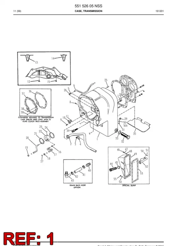 CASE, TRANSMISSION