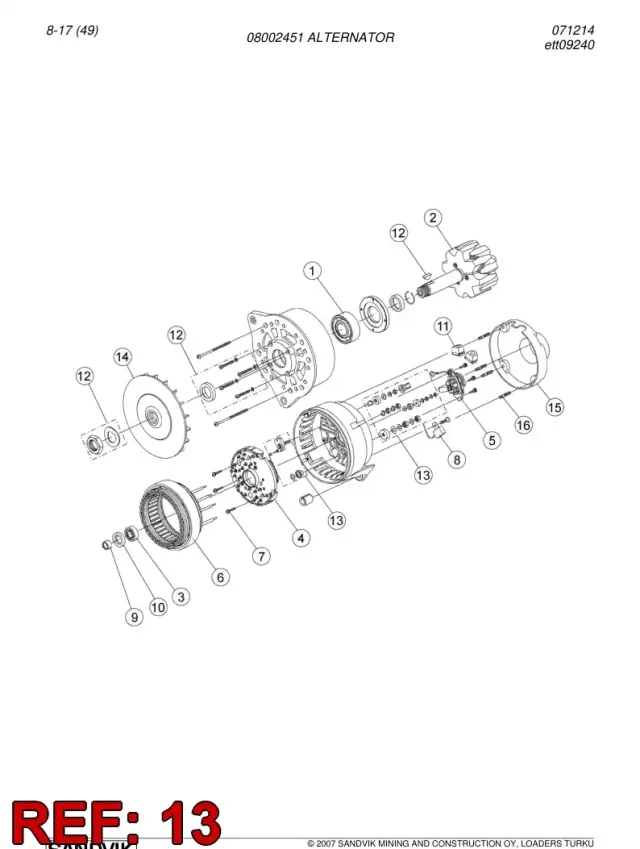 PARTS TAKIMI