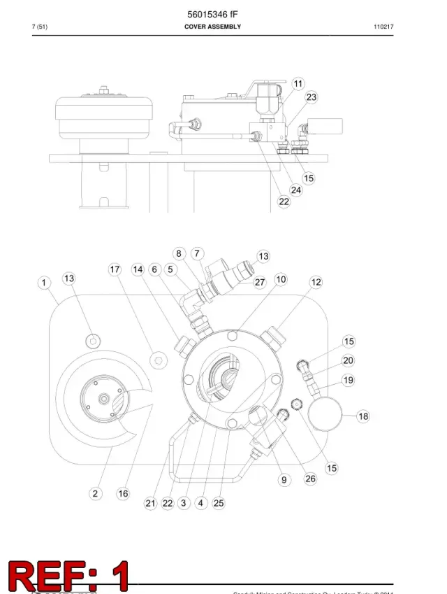 HYDRAULIC TANK COVER