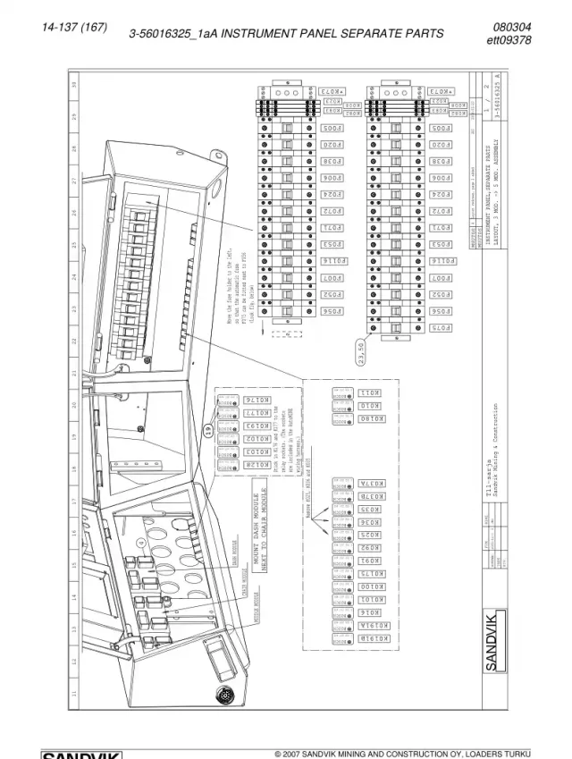 INSTRUMENT PRING SEPARATE PARTS