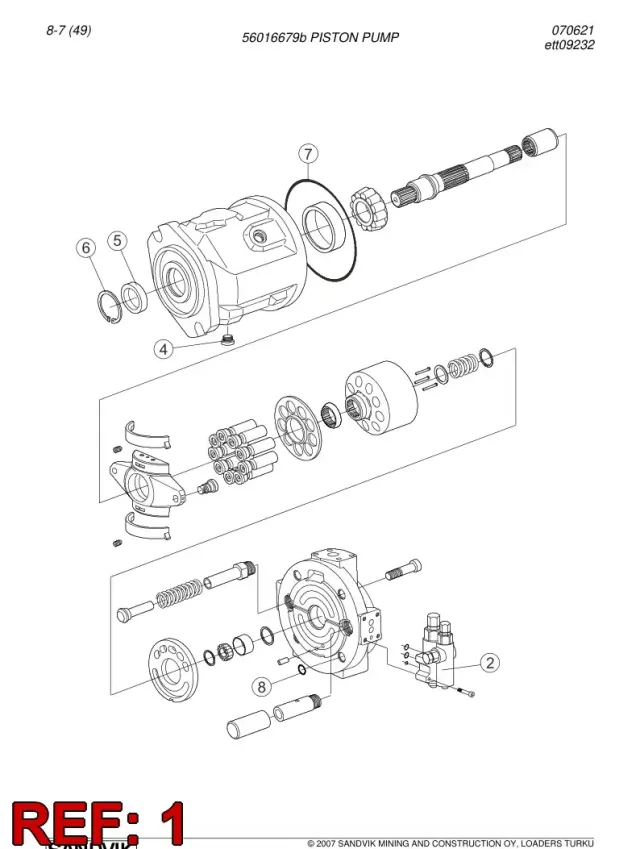 PISTON POMPE