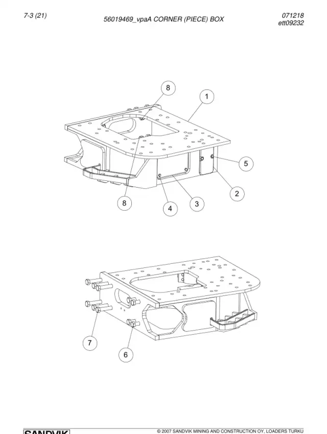CORNER (PIECE) BOX