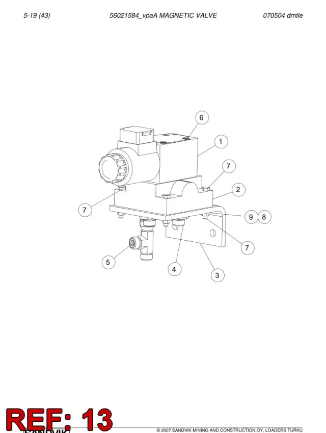 MAGNETIC VALVE