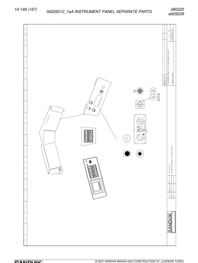 INSTRUMENT PRING SEPARATE PARTS