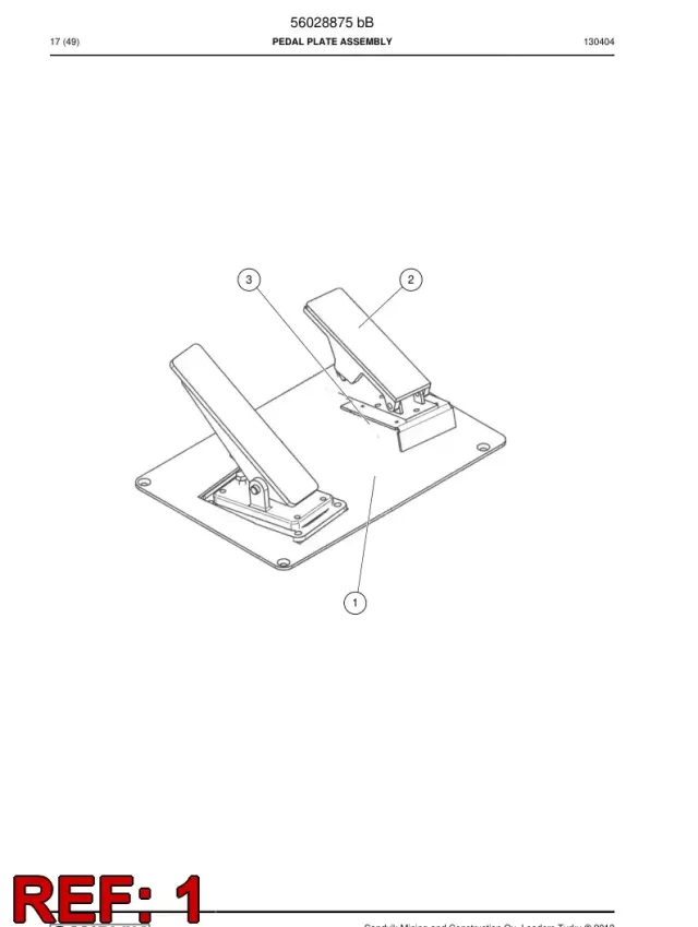 PEDAL PLATE