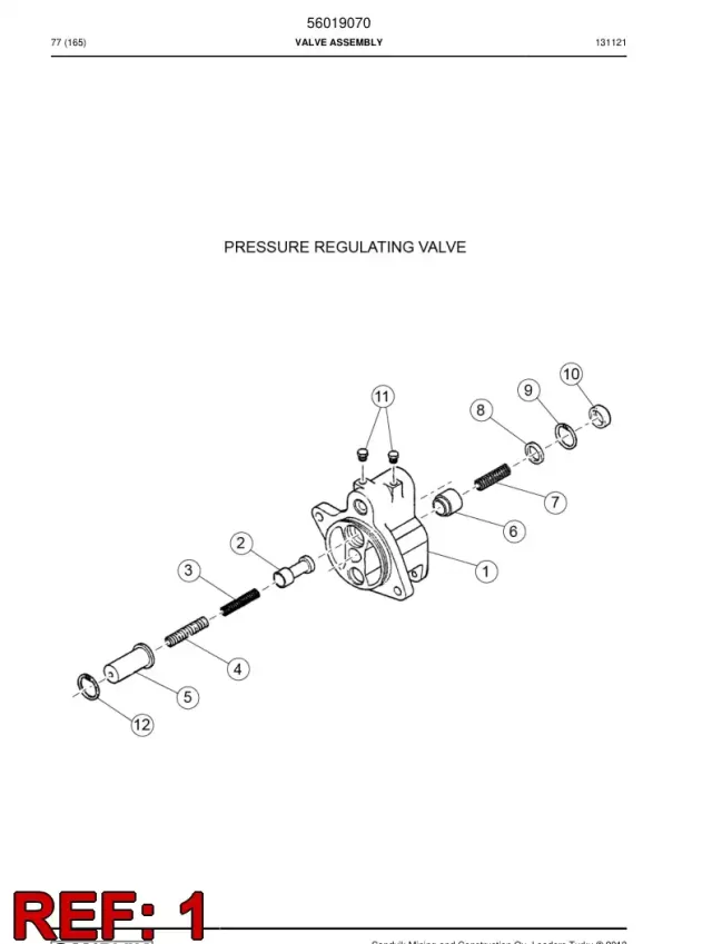 PRESSURE REGULATING VALF