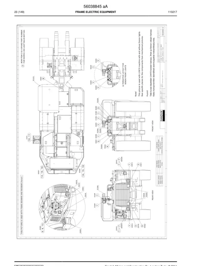 FRAME ELECTRIC EQUIPMENT