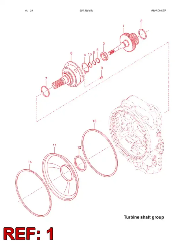 TURBINE SHAFT GRUBU
