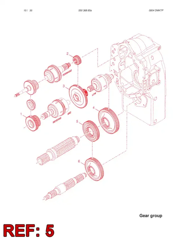 FRONT IDLER GEAR WHEEL