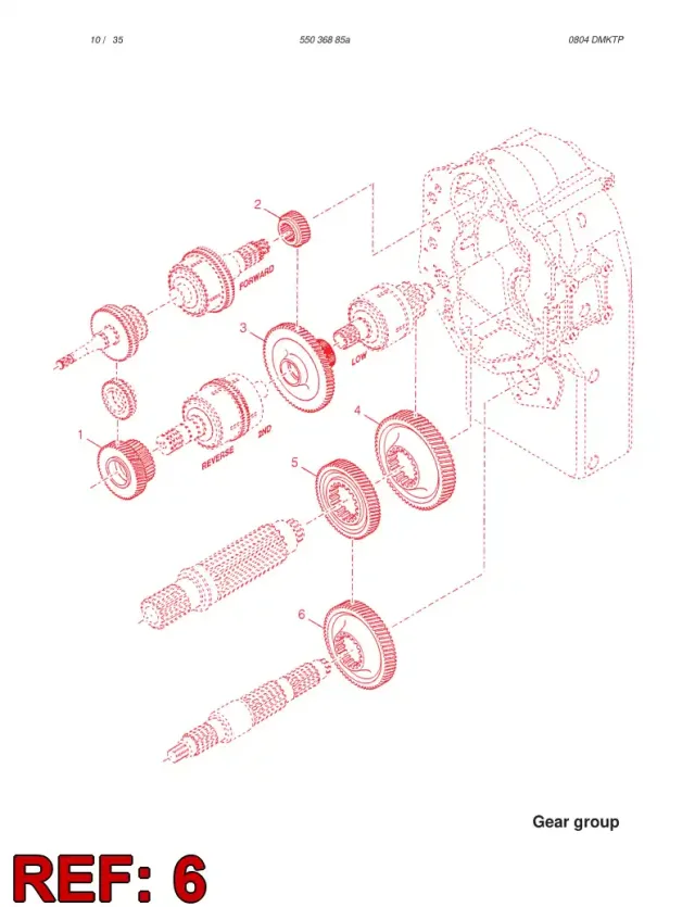 OUTPUT GEAR WHEEL