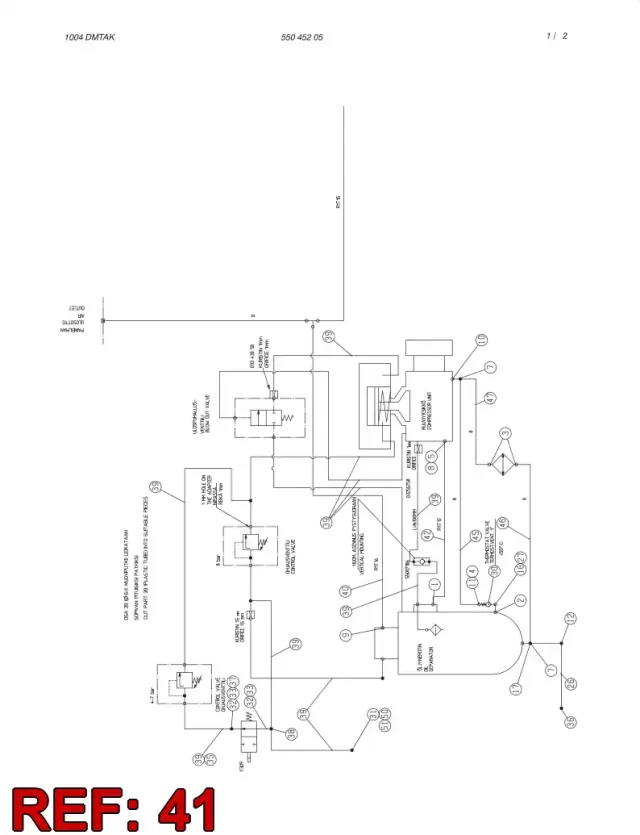 FLEXIBLE HYDRAULIQUE COMPLET