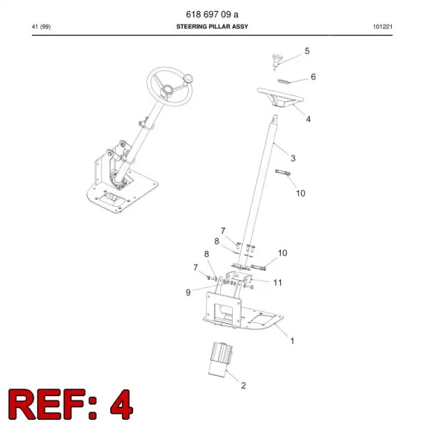 WHEEL, STEERING