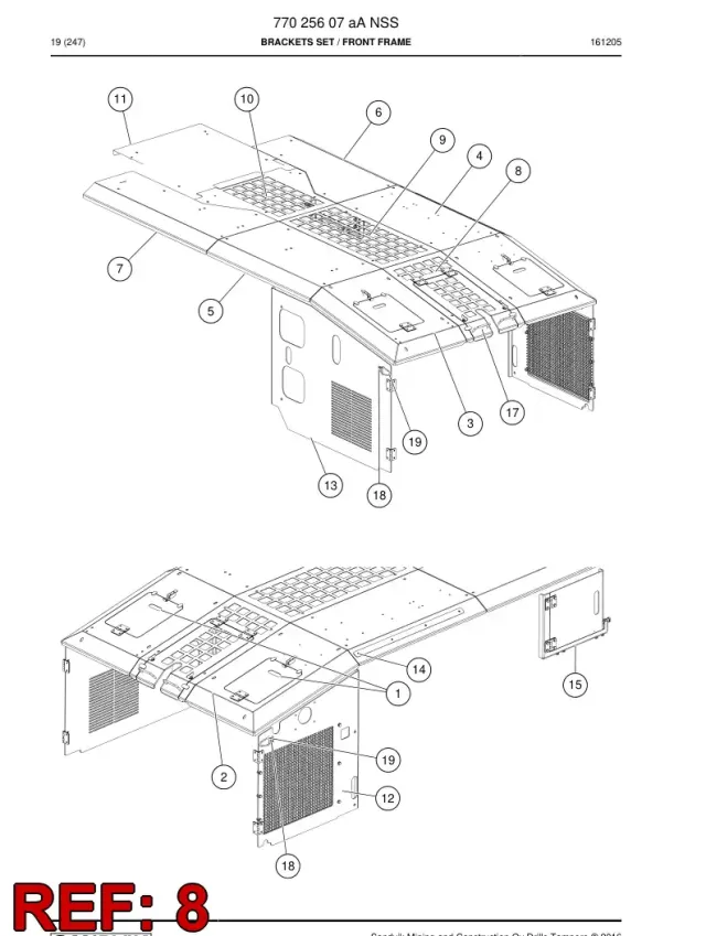 REAR CENTRAL COVER