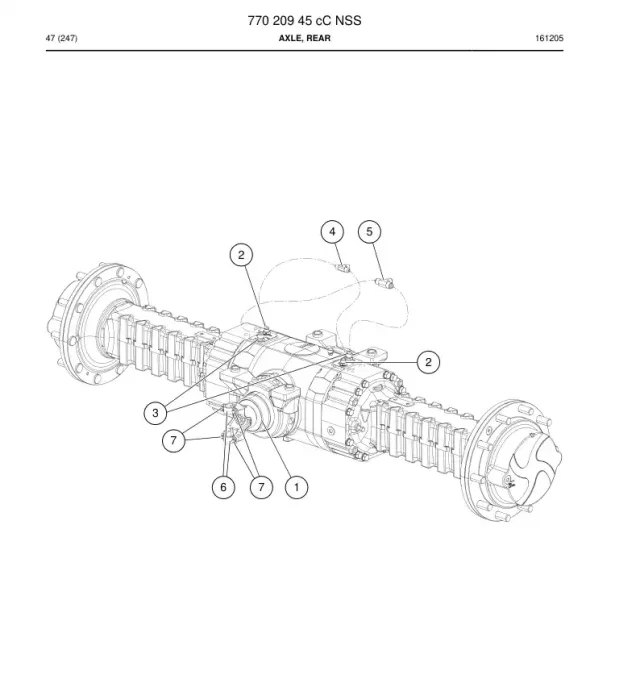 AXLE, REAR